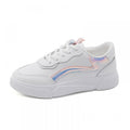 Women's White Flat-Bottomed Casual Board Shoes